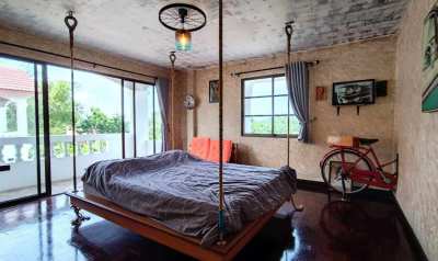 A 3 bedroom beach house with freehold ownership on Mae Ramphueng Beach