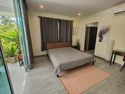 Hot! Fully Furnished 3 BR 3 Bath Pool Villa 1.3 km. to Blu Port Mall!