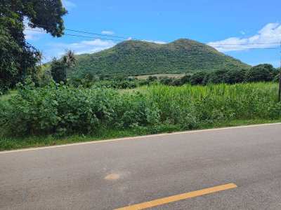 Beautiful Surrounding Mountain View 3-0-0 Rai Near Khao Kalok Beach! 