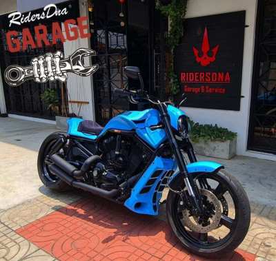 #SOLD# Harley Davidson Lamborghini Blue Custom Build Vrod Muscle 2012