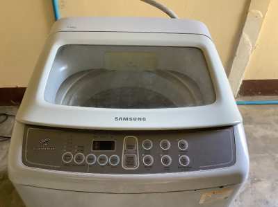 bed ,washing machine,refrigerator,Garden table,chairs,rice cooker,pump