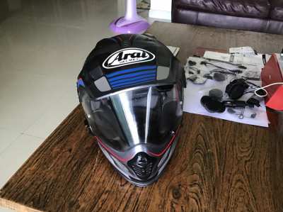 Arai XD4 Helmet and Sena Comms Kit and Accesories