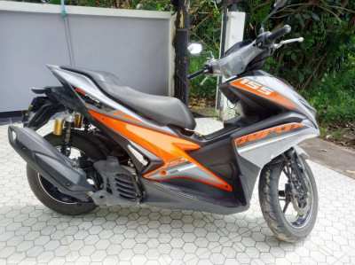 LOVELY YamahaAEROX 155cc 2565 /2022 registered ,13.500 kms AS NEW !