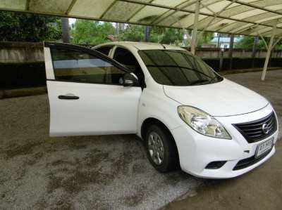 Nice white Nissan Almera,turbo,1200cc, only 71000km