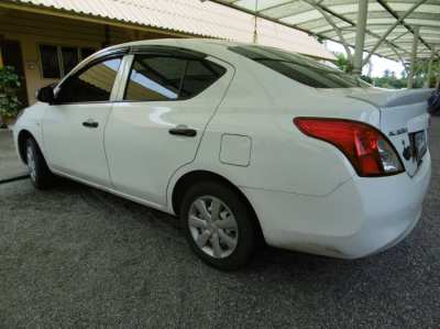 Nice white Nissan Almera,turbo,1200cc, only 71000km