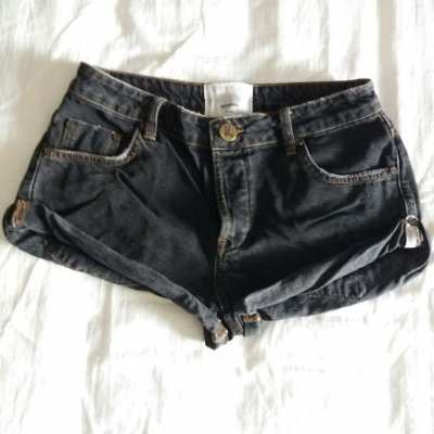 ONE TEASPOON Low Waist Bandits Denim Women's Short Authentic