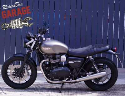 Streettwin 900 Bonneville T100 Matt Silver ICE 