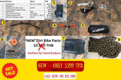 “NEW” Dirt Bike Parts (perfect for Enduro & Hard Enduro) 