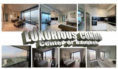 LUXURIOUS 2 BEDROOM CONDO High-End Riverside Center BANGKOK THAILAND 