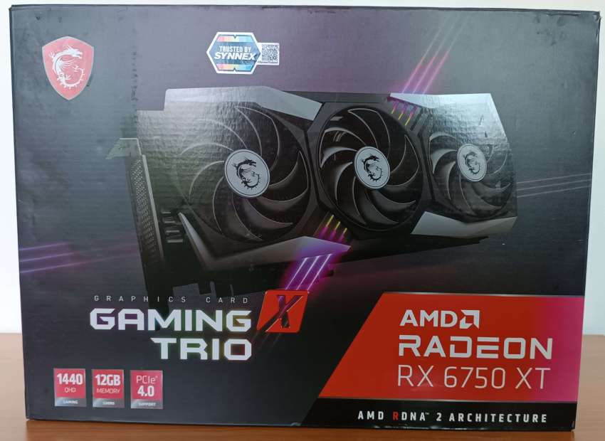 Graphic card MSI Radeon 6750 XT Gaming Trio 