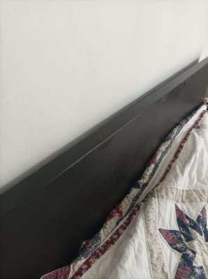 MALM bedframe black IKEA 180x200