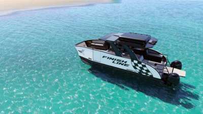 Finish Line Sports Power boats 8.5m Explorer Power Catamaran