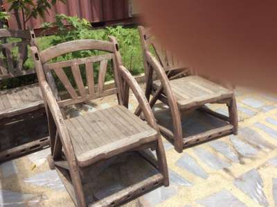 Teak seating set