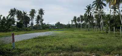 #1616  Huay Yai: 7xbuilding plots in semi rural quiet residential area