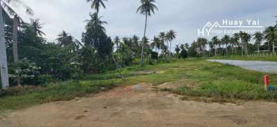 #1616  Huay Yai: 7xbuilding plots in semi rural quiet residential area