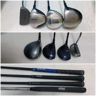 Complete set of golf clubs with bag - mizuno & bridgestone