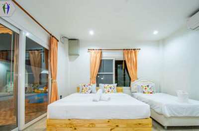 Single house, Pool Villa, for rent, Soi Nong Krabok, 4 bedrooms, for r