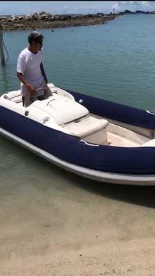 4 meter Avon Seasport 600cc Yamaha jet rib recently refurbished and in