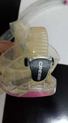 Cressi snorkeling mask + snorkel 