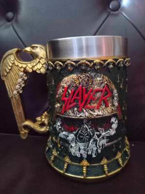 Slayer Beer Mug / guitar pick holder