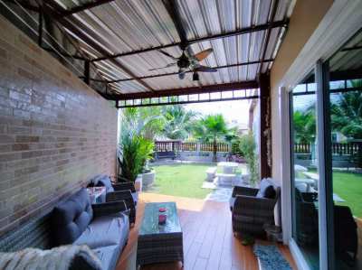 PMC 7 corner house for rent,East Pattaya near MIS International School