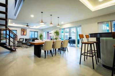 H412 Pool Villa For Sale in Pong, Pattaya. 4 Beds