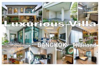 Near Suvarnabhumi  LUXURY VILLA For Sale SUPERB ! BANGKOK THAILAND 