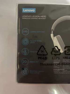 Untouched Lenovo Legion H600 Wireless Gaming Headset 3 years warranty