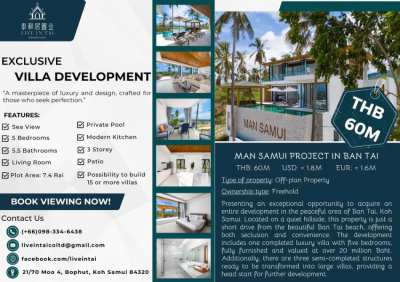 Exclusive Villa Development for Sale