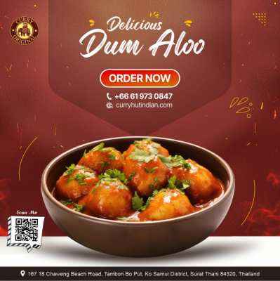 Authentic Taste of Dum Aloo – Order from Curry Hut Today!