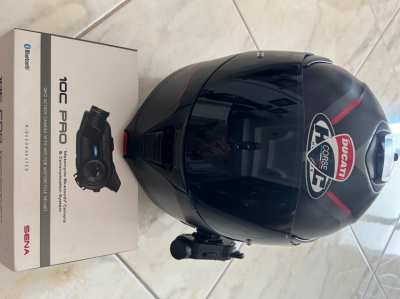 Helmet HJC C91 size L with SENA 10 C pro