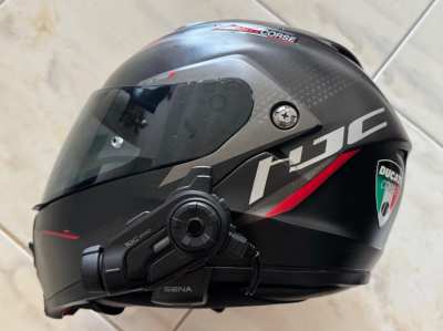 Helmet HJC C91 size L with SENA 10 C pro