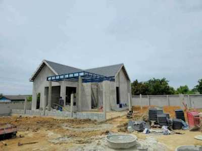 H417 Brand New Single House For Sale in Nong Ket Yai