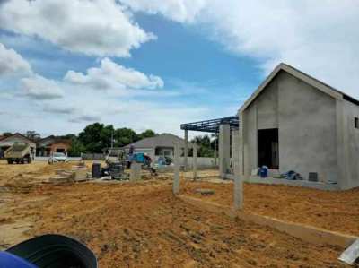 H417 Brand New Single House For Sale in Nong Ket Yai