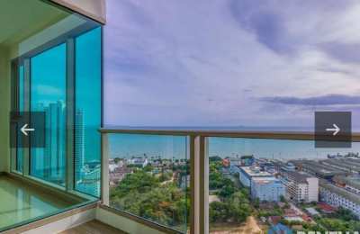 URGENT SALE Riviera Jomtien Oceanview Top floor end room