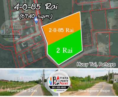 pool villa land in Huay Yai Pattaya area