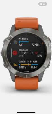 Garmin Fenix 6 Saphire titanium