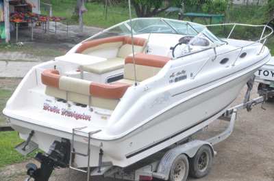 ขาย เรือยอร์ช อเมริกา ￼ sea ray sundancer 240 เครื่อง mercruiser 5.0 ลิตร มี 