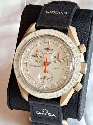 SWATCH OMEGA MOONSWATCH – Mission to Jupiter SO33C100 Quartz Chrono