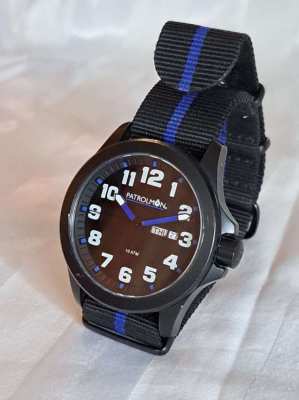 PATROLMAN  “Thin Blue Line Edition” Police & Military watch