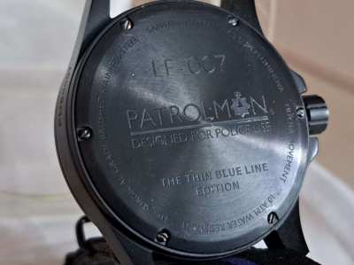 PATROLMAN  “Thin Blue Line Edition” Police & Military watch