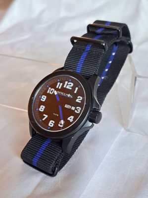 PATROLMAN  “Thin Blue Line Edition” Police & Military watch