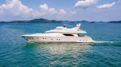 80ft Ferretti Yacht for SALE in Phuket Thailand