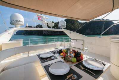 80ft Ferretti Yacht for SALE in Phuket Thailand