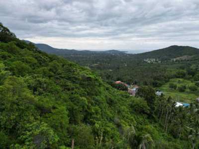 Sea-jungle view landpiece in the heart of Koh Samui