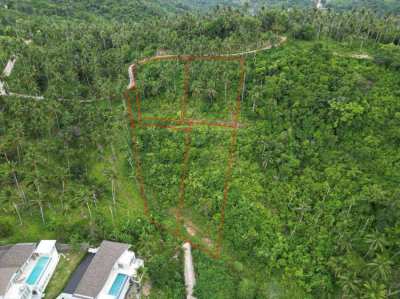 Sea-jungle view landpiece in the heart of Koh Samui