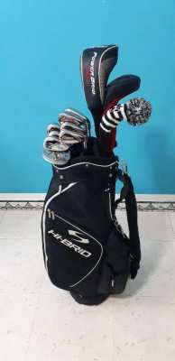 Complete golf set with bag