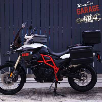 BMW GS800F 2016 White Red Frame 