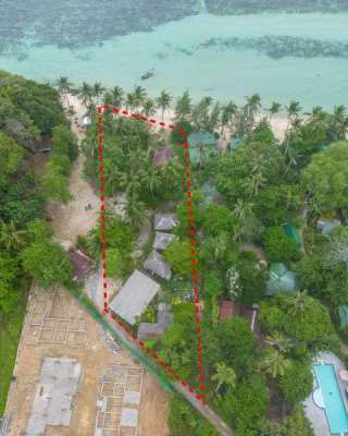 Direct Owner 3 Rai Beachfront Land in Koh Phangan for Sale