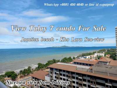 View Talay 7  Jomtien beach nice sea view